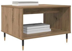 vidaXL Τραπεζάκι σαλονιού artisan δρυς 60 x 50 x 40 εκ
