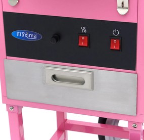 Candy Floss Machine – Ø 52cm – Pink – with Cart