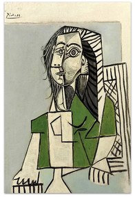 Πίνακας σε καμβά "Seated Woman" Megapap ψηφιακής εκτύπωσης 60x90x3εκ.-GP033-0164