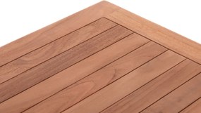 ΣΕΤ ΤΡΑΠΕΖΙ ΜΕ 2 ΣΚΑΜΠΟ ΜΠΑΡ PRESSCOT HM10918 ΞΥΛΟ TEAK ΣΕ ΦΥΣΙΚΟ ΧΡΩΜΑ