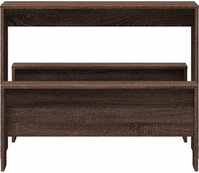 vidaXL Τραπεζαρία 3 τεμαχίων και σετ πάγκων καφέ δρυς