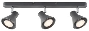 Φωτιστικό Οροφής - Spot Eik 3 45780110 GU10 35W 15x45cm Grey Nordlux