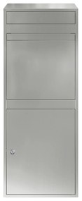 vidaXL Θυρίδα Πακέτων Μαύρο 41 x 38 x 103 εκ Γαλβανισμένος χάλυβας