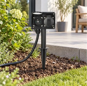 ΠΟΛΎΜΠΡΙΖΑ GARDEN SOCKET FX CONTROL WITH TIMER K15100090