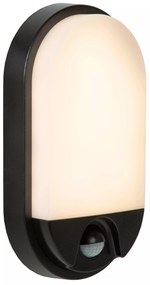 Φωτιστικό Επίτοιχο Lucide 22864-10-30 HUPS IR Μαύρο Ματ (Black Mat)|Λευκό (White) 3000 K