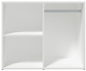 vidaXL Ντουλάπι Γυαλιστερό Λευκό 80 x 40 x 65εκ.από Επεξεργασμένο Ξύλο