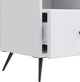 vidaXL Ντουλάπι TV Λευκό 102 x 34,5 x 50 εκ. Επεξεργασμένο Ξύλο