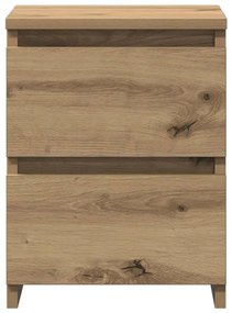 vidaXL Κομοδίνο Αρτισιανή Δρυς 30x30x40 εκ. από Επεξεργασμένο Ξύλο