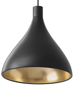 Φωτιστικό Οροφής Swell Single M 10299 30x30cm Dim E26 1050lm 13W 3000K Black-Brass Pablo Designs