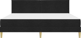 vidaXL Σκελετός Κρεβατιού Μαύρο 180 x 200 cm Πολυεστέρας