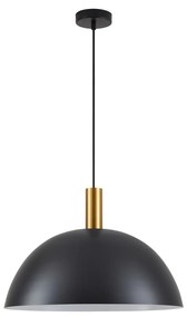 SE21-GM-4-MS50 ADEPT TUBE Gold Matt Pendant Black Metal Shade+