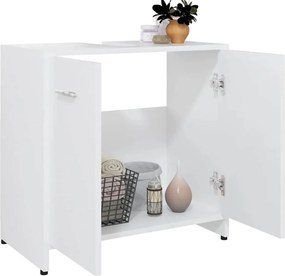 vidaXL Ντουλάπι Νιπτήρα Λευκό 60 x 33 x 61 εκ. από Επεξ. Ξύλο