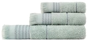 Πετσέτες Plush (Σετ 3τμχ) Dusty Mint Nima Σετ Πετσέτες 70x140cm 100% Cotton