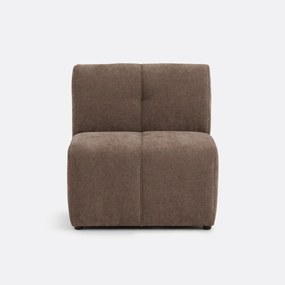 Μονό κάθισμα τραπεζαρίας από λεπτό chenille, ANETA