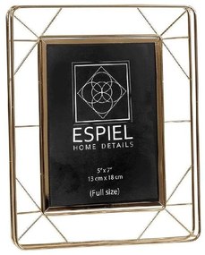 Κορνίζα FAM529 13x18cm Gold Espiel Metal