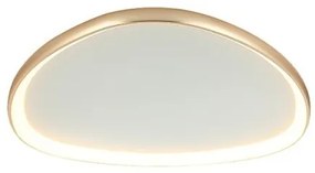 Πλαφονιέρα Φωτιστικό Οροφής 60cm LED 32W IP20 3000K Zambelis-23088-Χρυσό 23088