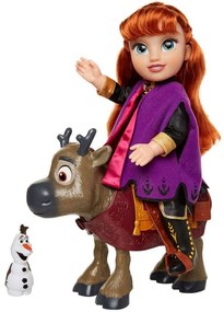 Κούκλα Άννα Με Τον Σβεν Και Τον Όλαφ Disney Frozen 2 FRN92000 30cm Multi Giochi Preziosi