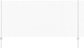 vidaXL Τεντώτο με στήριγμα Ασημί 1,2 x 25 m Ατσάλι