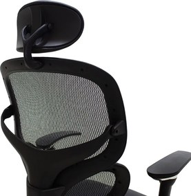 Καρέκλα γραφείου διευθυντή Freedom pakoworld Premium Quality μαύρο pu-mesh