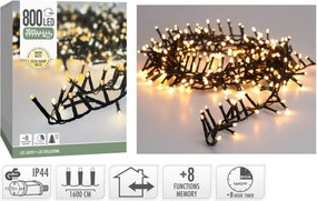 800 LED Φωτάκια - 16 Μέτρα - Χρονοδιακόπτης - Θερμό Λευκό