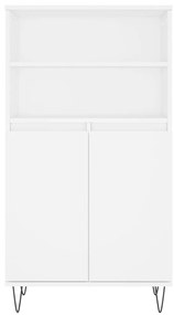 Ντουλάπι Λευκό 60 x 36 x 110 εκ. από Επεξεργασμένο Ξύλο - Λευκό