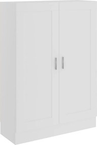 vidaXL Βιβλιοθήκη Λευκή 82,5 x 30,5 x 115 εκ. Επεξ. Ξύλο