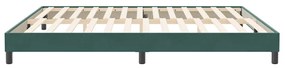 Κρεβάτι Boxspring χωρίς Στρώμα Σκούρο Πράσινο 200x210εκ 3315846