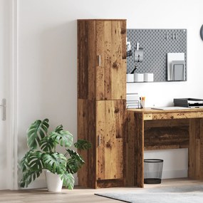 vidaXL Ψηλό Ντουλάπι Παλαιό ξύλο 35 x 39 x 168 εκ Επεξεργασμένο ξύλο