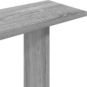 vidaXL Ράφι Τοίχου Επιτοίχιο Γκρι Sonoma 80 x 20 x 75 εκ