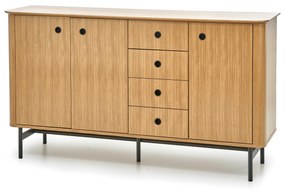 SMART KM-1 chest color: natural oak/black DIOMMI V-PL-SMART-KM-1