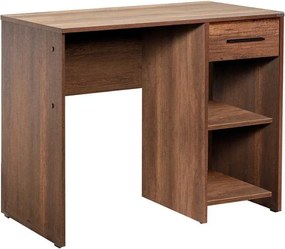 Γραφείο εργασίας Concept Megapap χρώμα καρυδί 90x52x75εκ.