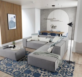 Γωνιακός καναπές Fubu S-Γκρι-Δεξιά