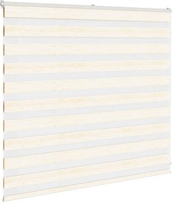 vidaXL Ζέβρα τυφλή μπεζ μάρμαρο Πλάτος υφάσματος 155,9 εκ. Πολυεστέρας