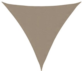 vidaXL Πανί Σκίασης Τρίγωνο Taupe 3,6 x 3,6 x 3,6 μ. Ύφασμα Oxford