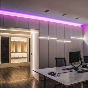 Αδιάβροχη Led Ταινία NEON FLEX 24V 10m ροζ V-TAC 2529