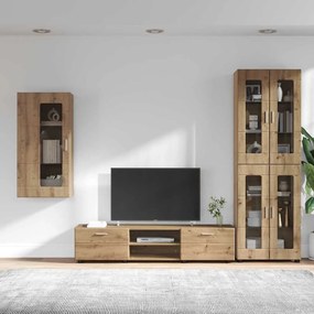 vidaXL Σετ επίπλου τηλεόρασης FLORIN 3 pcs Artisan Oak