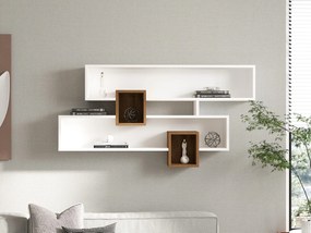 Wall Shelf Karen - Walnut, White Walnut
White