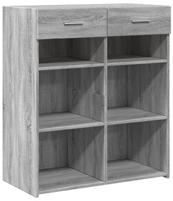 vidaXL Ντουλάπι Γκρι Sonoma 80x42,5x93 εκ. από Επεξεργασμένο Ξύλο