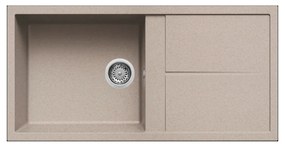 Νεροχύτης κουζίνας UNICO 480 Avena 51 ELLECI 100x50cm - LGU48051