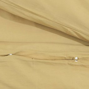 Σετ Παπλωματοθήκης Taupe 260x240 εκ. Ελαφρύ Ύφασμα Μικροϊνών 135988