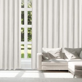 Κουρτίνα 2226 Με Τρουκς Cream Das Home 140X270cm Πολυέστερ