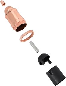 vidaXL Λαμπτήρες 2 τεμάχια Rose Gold E27