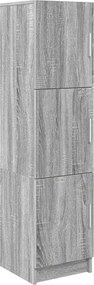 vidaXL Highboard Γκρίζο Σονομα 31.5 x 32 x 122.5 εκ