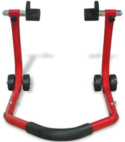 vidaXL Paddock Stand Πίσω Τροχού Μοτοσυκλέτας Κόκκινο