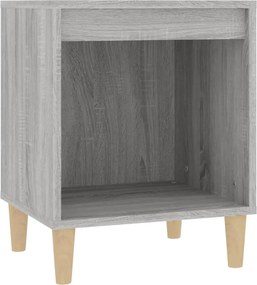 vidaXL Κομοδίνο Γκρι Sonoma 40x35x50 εκ.