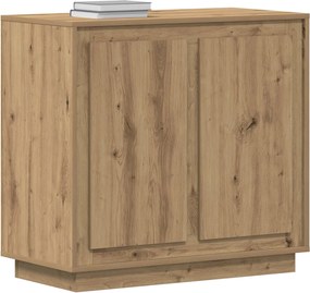 vidaXL Πλαϊνό γραφείο Artisan Oak 80 x 40 x 75 εκ. Επεξεργασμένο ξύλο