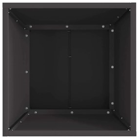 vidaXL Φωτιά Μαύρο 40 x 40 x 35 cm Ατσάλι
