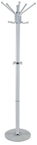PROMO Καλόγερος Μέταλλο Βαφή Άσπρο Φ36cm H.172cm ΕΜ181,2