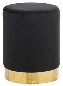 LINDA/S ΣΚΑΜΠΟ BLACK VELVET ΥΦΑΣΜΑ Φ.34Χ42εκ.