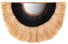 ΚΑΘΡΕΠΤΗΣ ΤΟΙΧΟΥ ΗΜΙΚΥΚΛΙΚΟΣ ΜΕ ΣΙΖΑΛ & ΑΜΠΑΚΑ ΧΡΩΜΑ ΦΥΣΙΚΟ ΜΑΥΡΟ 85x3x50Yεκ.HM7799